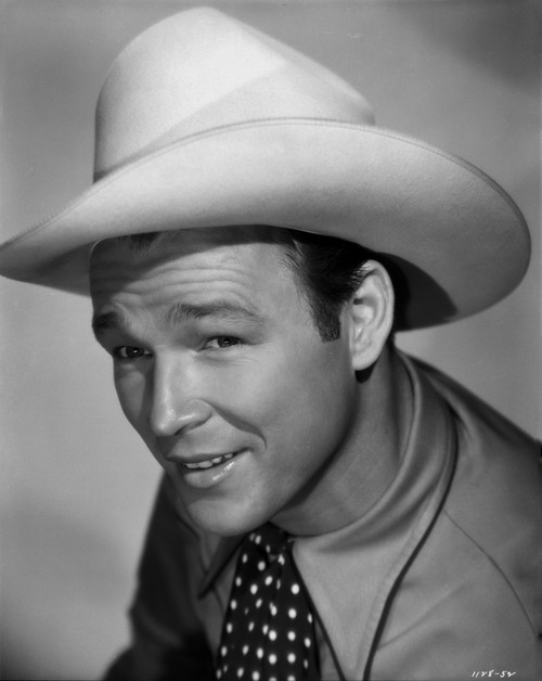 Roy Rogers Posed in White Cowboy Hat Photo Print - Item # VARCEL687306