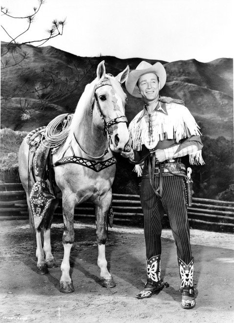 Roy Rogers in a cowboy costume with a horse Photo Print - Item # VARCEL687336