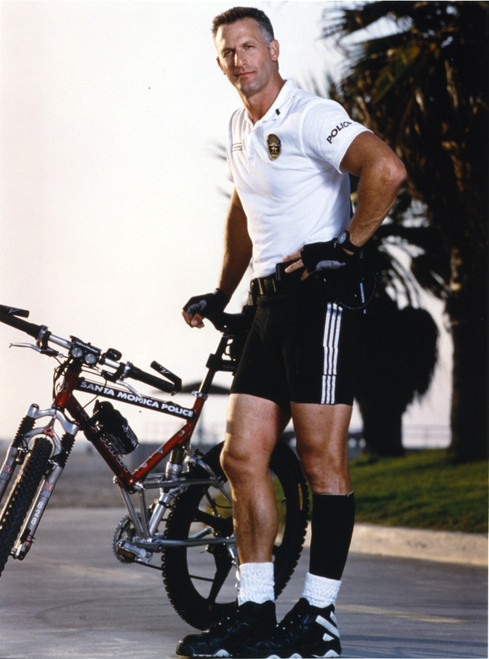Rick Rossovich Posed With Mountain Bike Photo Print - Item # VARCEL687371