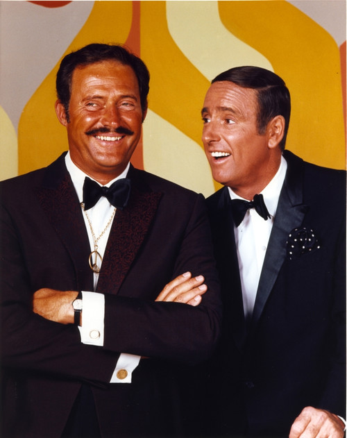 Rowan & Martin in Black Suit and Black Bow Tie Photo Print - Item # VARCEL687384