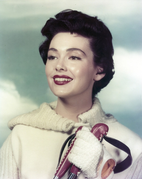 Barbara Rush Close Up Portrait Looking Sideways Photo Print - Item # VARCEL687397