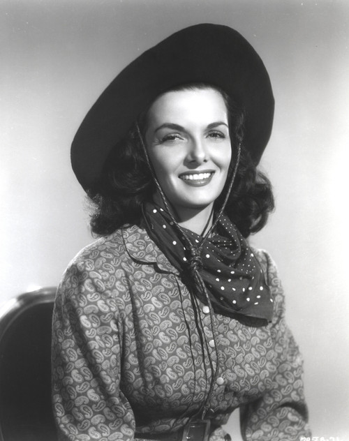 Jane Russell in Formal Outfit Portrait Black and White Photo Print - Item # VARCEL687440
