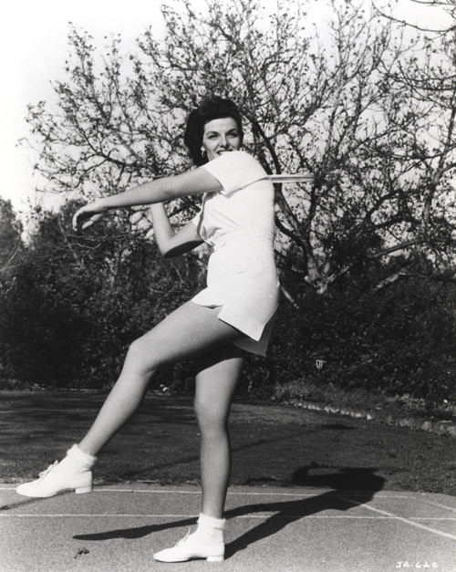 Jane Russell Posed in White Shirt Photo Print - Item # VARCEL687530