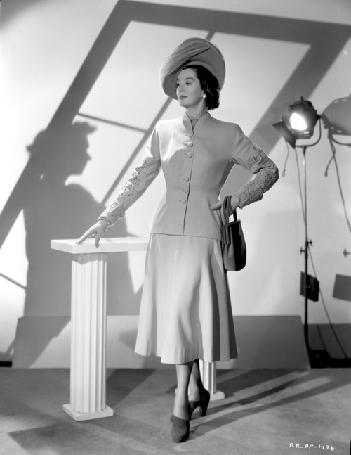 Rosalind Russell Posed in Dress with Hat Photo Print - Item # VARCEL687619
