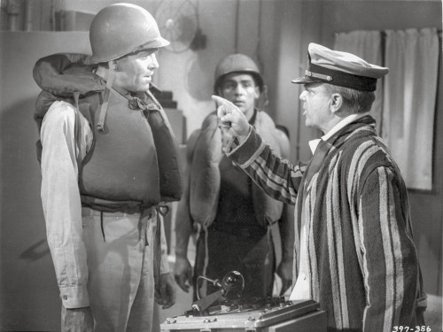 Mister Roberts Two Men Talking with Hat Photo Print