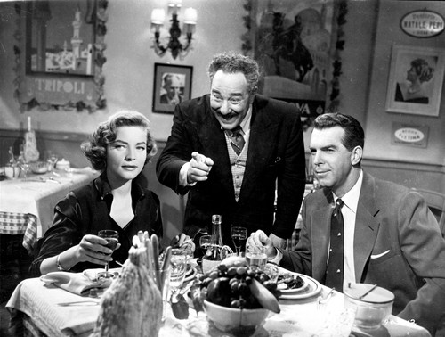 Woman's World Two Men and Woman Eating Photo Print - Item # VARCEL687744