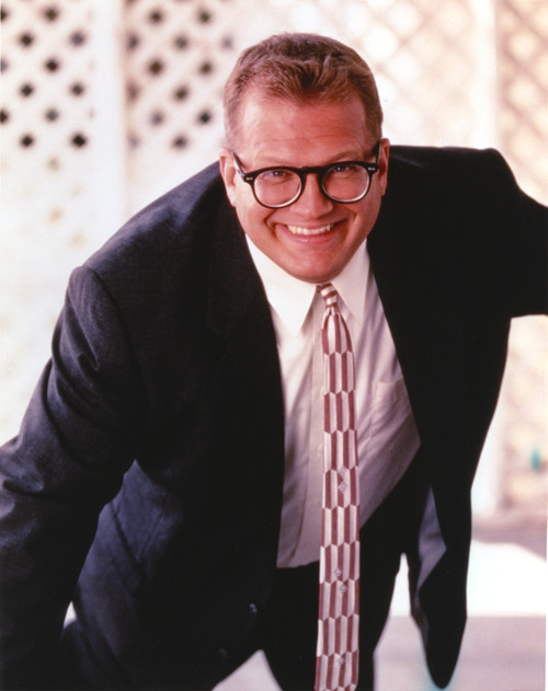 Drew Carey smiling in Coat Portrait Photo Print - Item # VARCEL687790