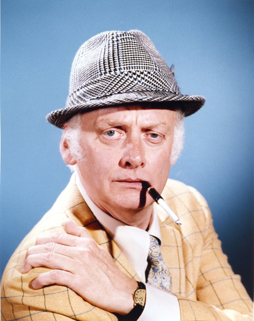 Art Carney Posed in Coat With Cigarette Photo Print - Item # VARCEL687836