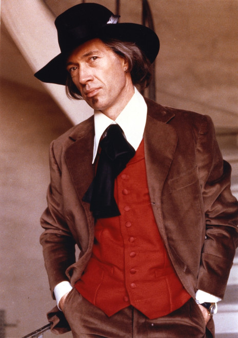 David Carradine Posed in Coat With Hat Photo Print - Item # VARCEL687907