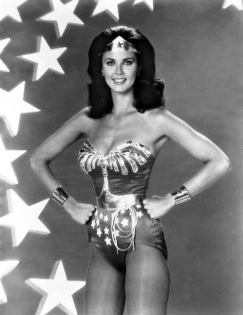 Lynda Carter Posed in Wonder Woman with Hands on Hips Photo Print - Item # VARCEL687954