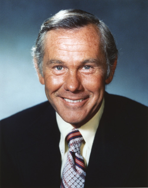 Johnny Carson smiling in Suit Photo Print - Item # VARCEL687947