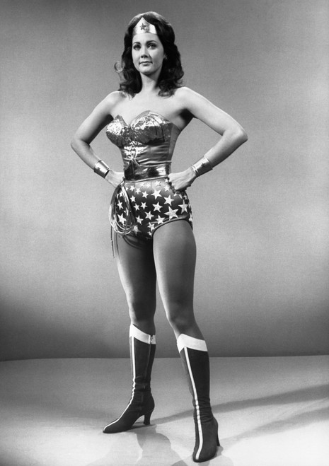 Lynda Carter standing in Wonder Woman with Hands on Hips Photo Print - Item # VARCEL687955
