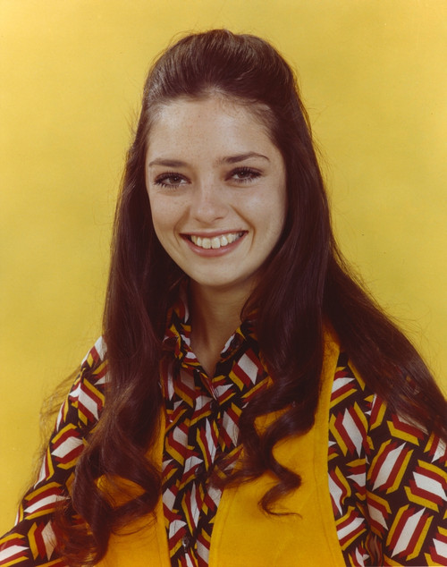 Angela Cartwright Posed in Yellow Background Photo Print - Item # VARCEL687960