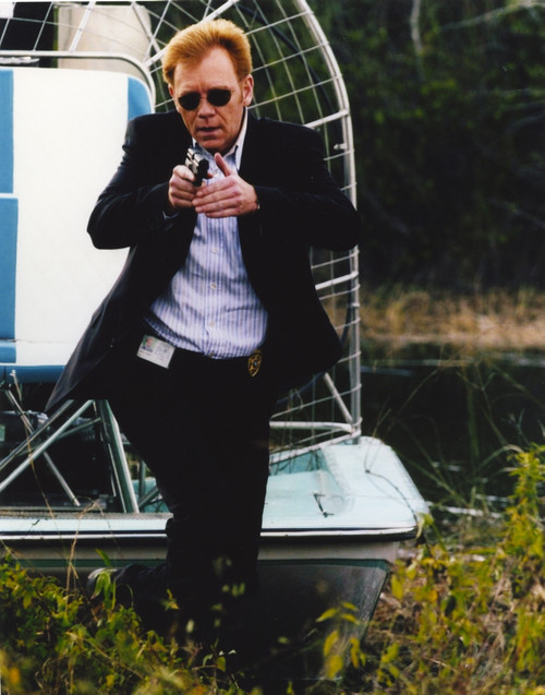 David Caruso Holding in Black Coat Photo Print - Item # VARCEL687964
