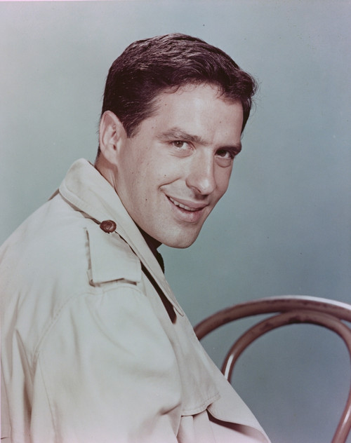 John Cassavetes Portrait in Brown Coat Photo Print - Item # VARCEL687982
