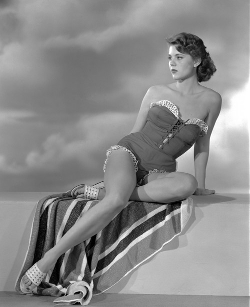 Peggy Castle wearing a bathing suit Photo Print - Item # VARCEL687997