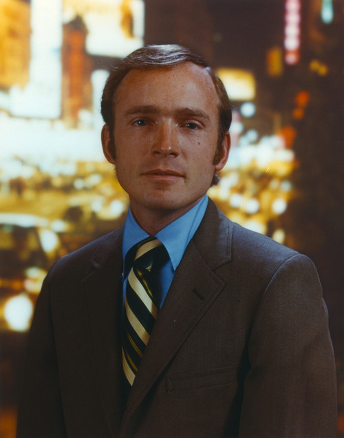 Dick Cavett Portrait in Brown Coat Photo Print - Item # VARCEL688007