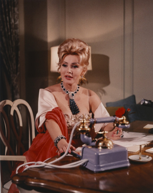 Zsa Zsa Gabor sitting Pose From a Movie Scene Photo Print - Item # VARCEL688140