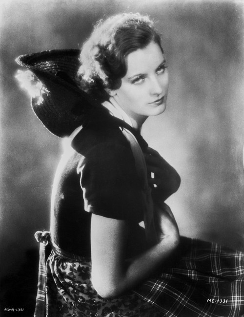 Greta Garbo Side view and Looking Up Pose Photo Print - Item # VARCEL688220