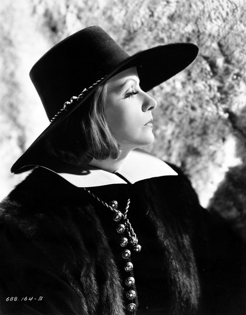 Greta Garbo wearing a cavalier hat Photo Print - Item # VARCEL688234