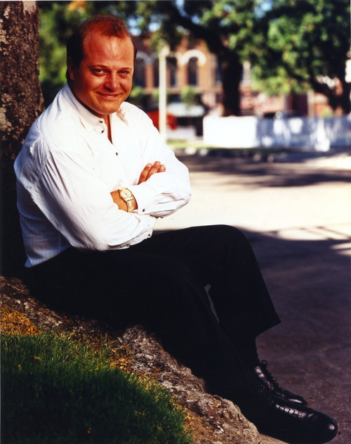 Michael Chiklis Crossed Arms in White Polo Photo Print - Item # VARCEL688244