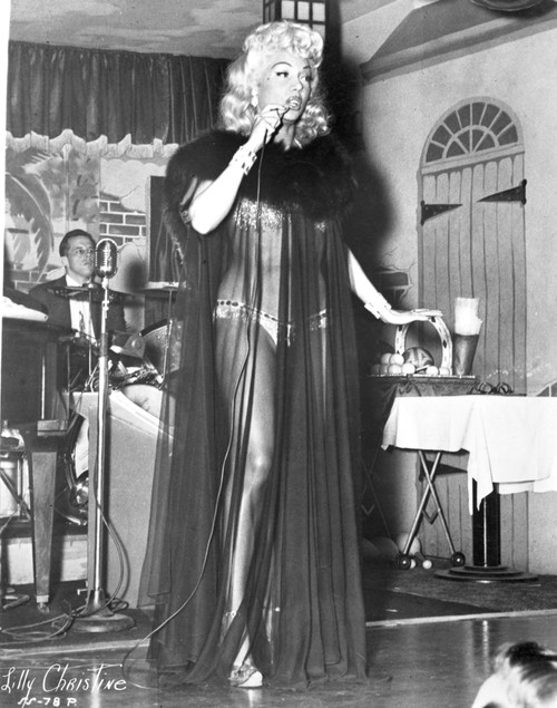 Lilly Christine performing Photo Print - Item # VARCEL688376