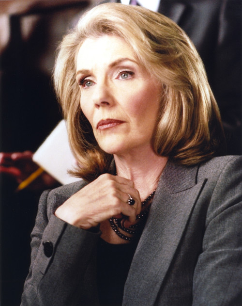 Jill Clayburgh Portrait in Blue Coat Photo Print - Item # VARCEL688434