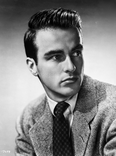 Montgomery Clift Looking Right in Coat and Tie Photo Print - Item # VARCEL688446