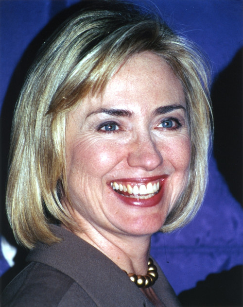 Hillary Clinton Closed Up Portrait Photo Print - Item # VARCEL688459