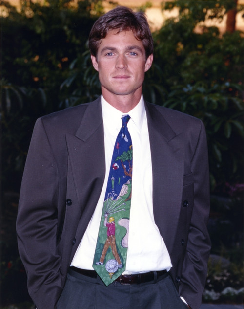Eric Close Posed in Brown Tuxedo Photo Print - Item # VARCEL688470