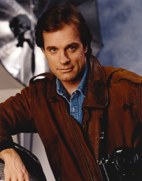 Stephen Collins Posed in a Portrait wearing Brown Leather Jacket Photo Print - Item # VARCEL688556