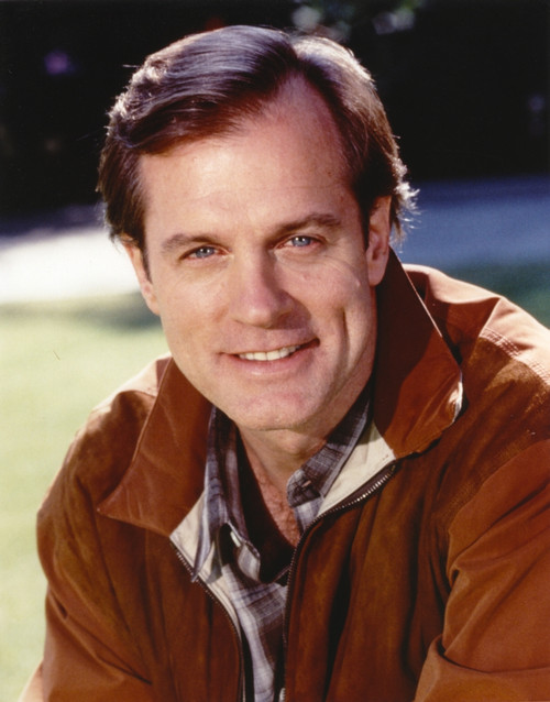 Stephen Collins smiling in Brown Leather Jacket Photo Print - Item # VARCEL688555