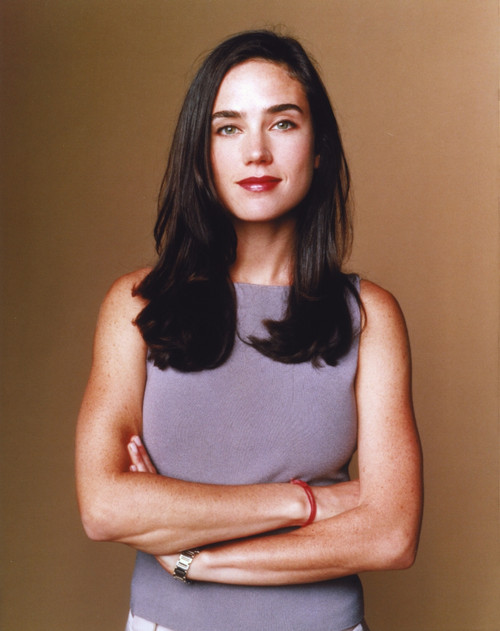 Jennifer Connelly in Gray Sleeveless Portrait Photo Print - Item # VARCEL688577