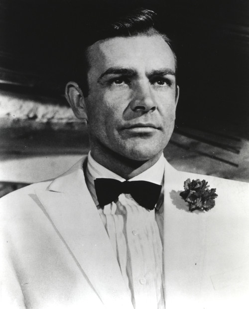 Sean Connery Portrait in White Tuxedo Photo Print - Item # VARCEL688598