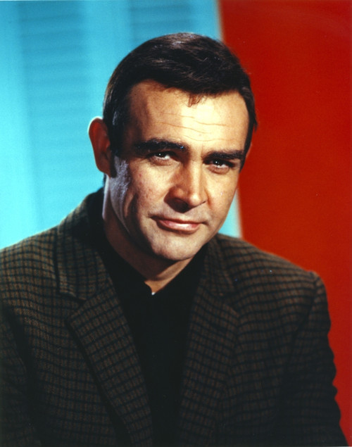 Sean Connery Posed in Plaid Coat Photo Print - Item # VARCEL688618