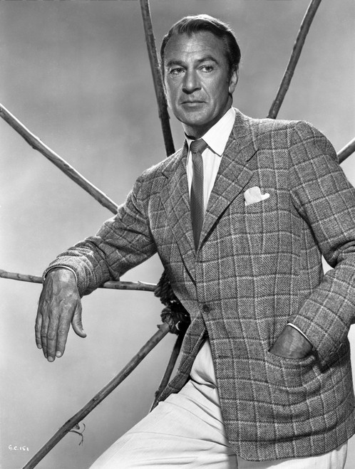 Gary Cooper Posed in Suit with Hand on Pocket Photo Print - Item # VARCEL688649