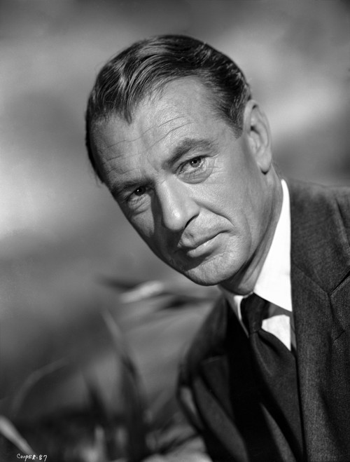 Gary Cooper in Suit with a Straight Face Photo Print - Item # VARCEL688659