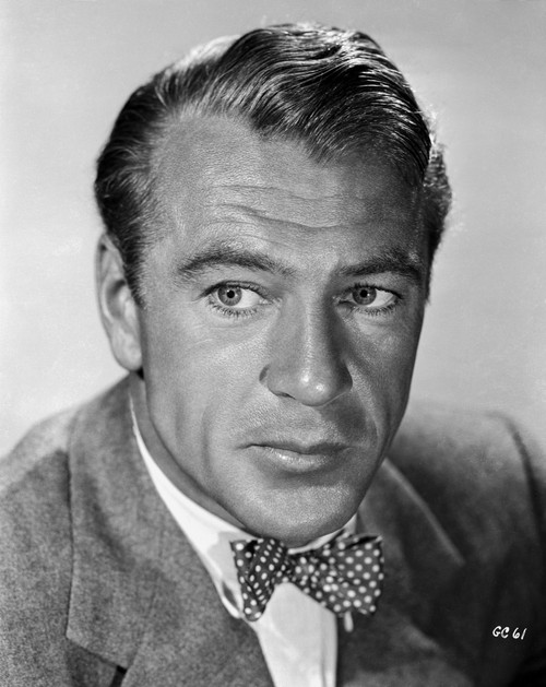 Gary Cooper Posed in Suit and Dotted Tie Photo Print - Item # VARCEL688666