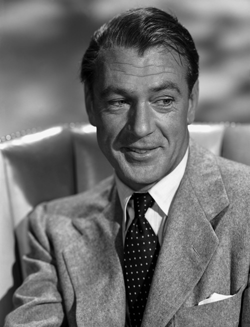 Gary Cooper smiling in Suit Photo Print - Item # VARCEL688660