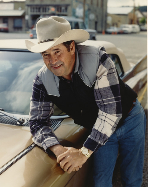 Barry Corbin Seated in Plaid Polo Photo Print - Item # VARCEL688689