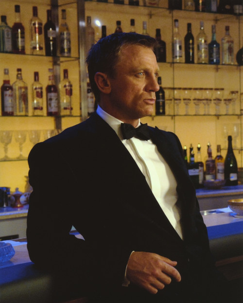 Daniel Craig Leaning in Black Tuxedo Photo Print - Item # VARCEL688721