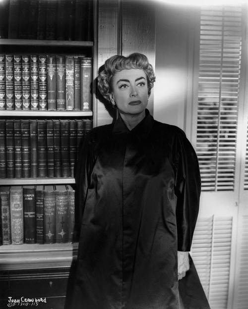 Joan Crawford wearing a Black Chinese Dress in Classic Photo Print - Item # VARCEL688735