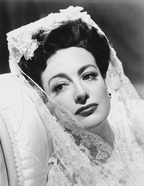 Joan Crawford wearing a veil Photo Print - Item # VARCEL688737