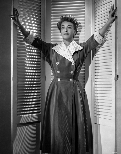 Joan Crawford wearing a Coat Dress in a Classic Portrait Photo Print - Item # VARCEL688757