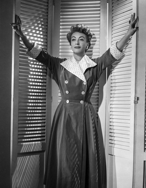 Joan Crawford wearing a Coat Dress in a Classic Portrait Photo Print - Item # VARCEL688758