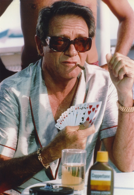 Richard Crenna Holding Cards in Classic Photo Print - Item # VARCEL688811