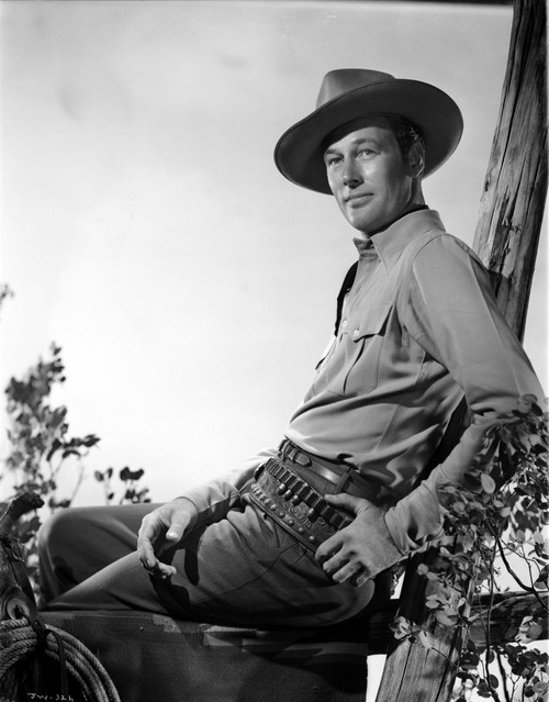 Robert Walker Posed in Suit with a Straight Face Photo Print - Item # VARCEL696087