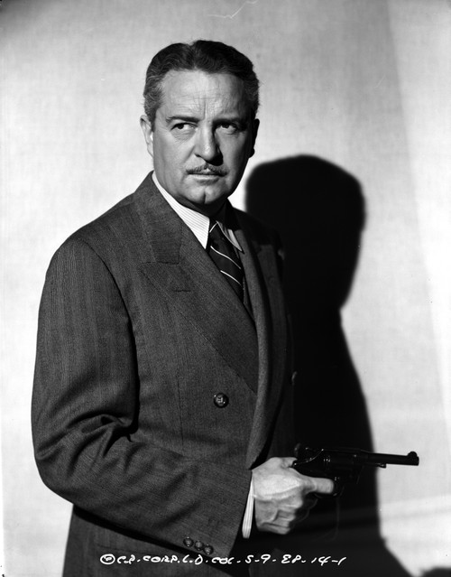 A Portrait Of Bryant Washburn Pointing A Gun Photo Print - Item # VARCEL696138