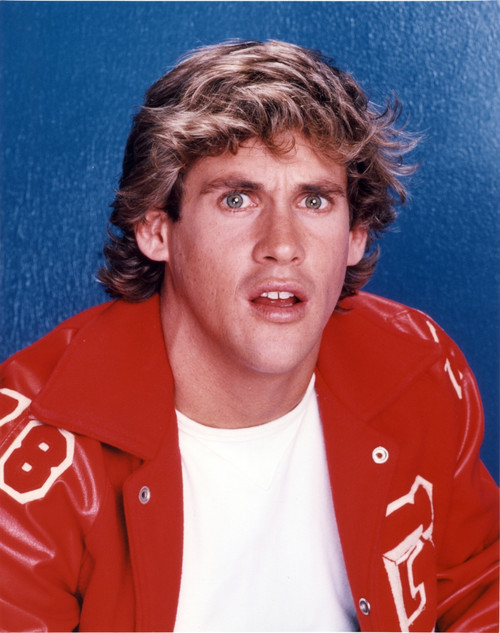 Michael Dudikoff Blue Background Close Up Portrait Photo Print - Item # VARCEL696194