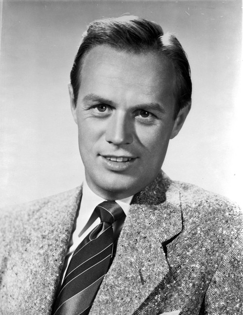 Richard Widmark smiling in Suit Photo Print - Item # VARCEL696269
